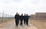 學(xué)院黨委書(shū)記、院長(zhǎng)趙明一行到校辦企業(yè)武威泰豐新能源有限責(zé)任公司古浪20兆瓦光伏扶貧電站檢查指導(dǎo)工作